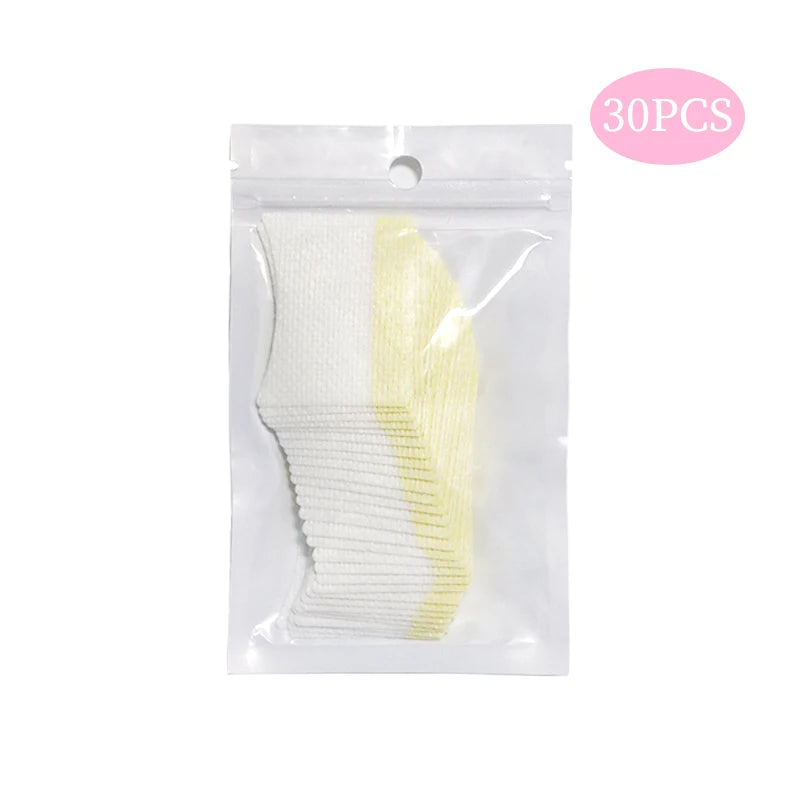 30/40Pcs Disposable Eye Pad Eyelash Extension Patch Lash Extension Cotton Paper Eye Sticker Tips Wrap Makeup Tool Beauty Product