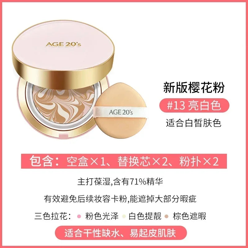 Air Cushion Age20s Moisturizer Light Transparent Concealer BB Cream Foundation Rare Beauty Female Makeup Original Korea Products
