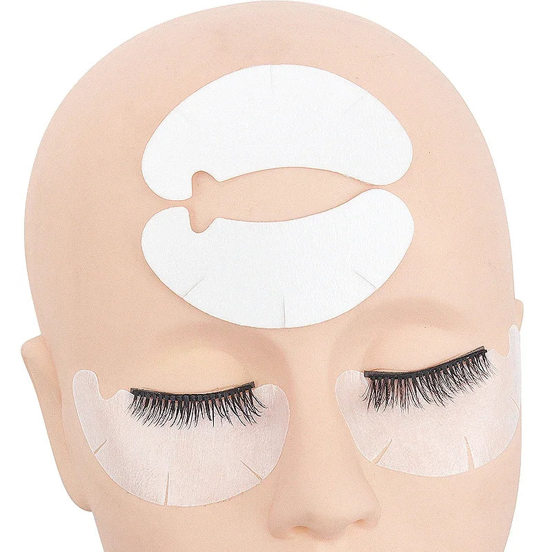 50 Pairs Eyelash Extension Under Eye Pads, Eye Patches for Lash Extensions, Makeup Stickers Tip Protectors Beauty Salon Supplies