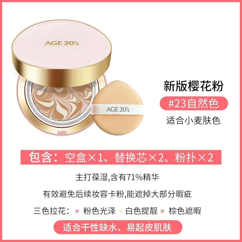 Air Cushion Age20s Moisturizer Light Transparent Concealer BB Cream Foundation Rare Beauty Female Makeup Original Korea Products