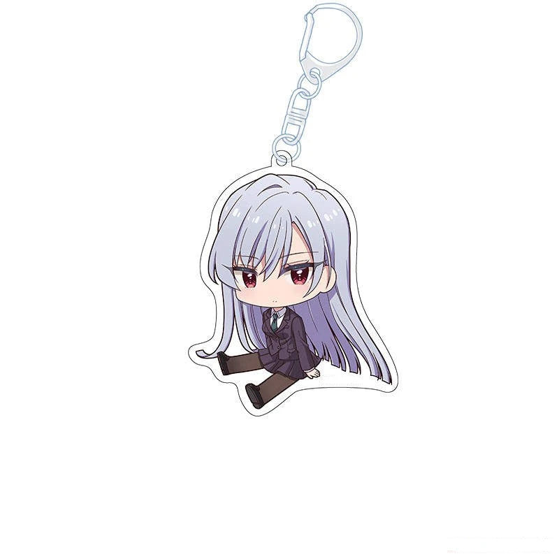 Anime Store The 100 Girlfriends Who Really Love You Hahari Shizuka Rentaro Aijo AcrylicKeychain Pendant Fans Gifts About 6cm