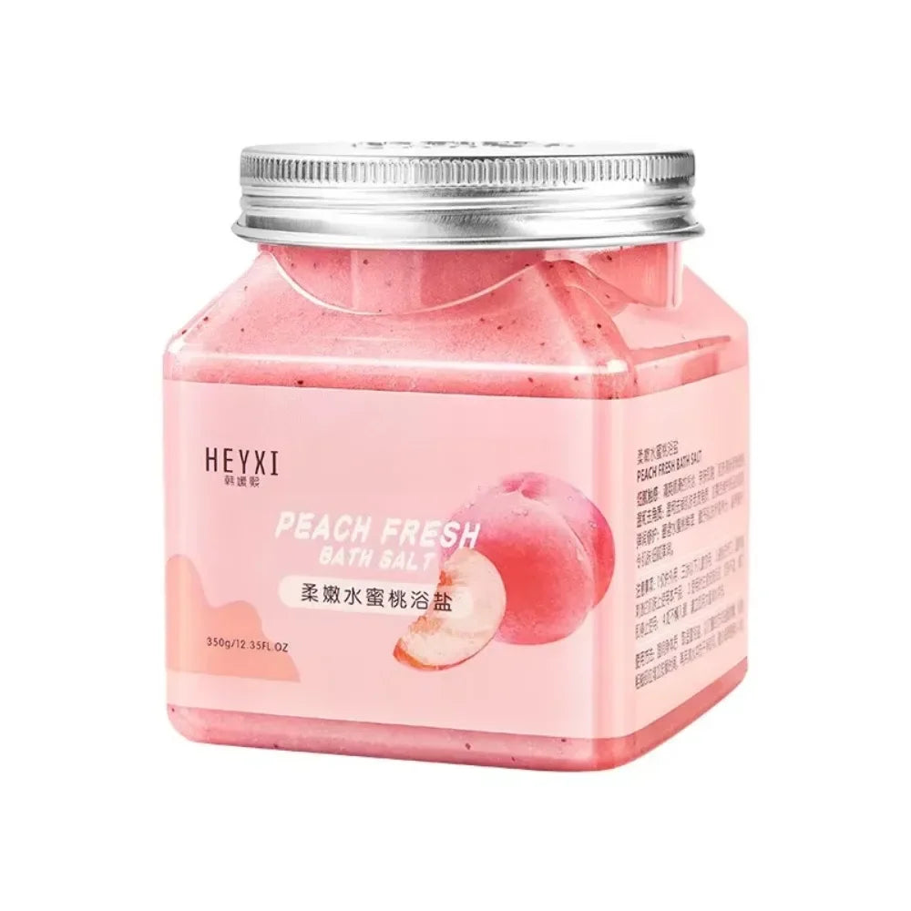 Petal Aromatherapy Sea Salt Body Scrub Bath Salt 350g Bath Exfoliation Cleansing Smooth Body Exfoliator