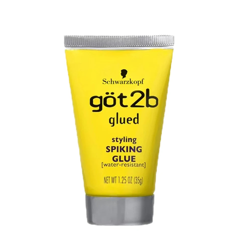 Got2b Glued Invincible Styling Hair Gel Got2b Ultra Glued Water Resistant Spike Grip Chunk Wig Accessories Strong Hold 1.25/6oz