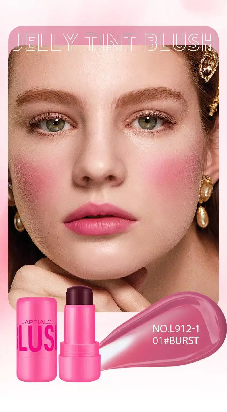 FORMBO multi-color jelly blush stick for face and lips dual-use lipstick to brighten the complexion