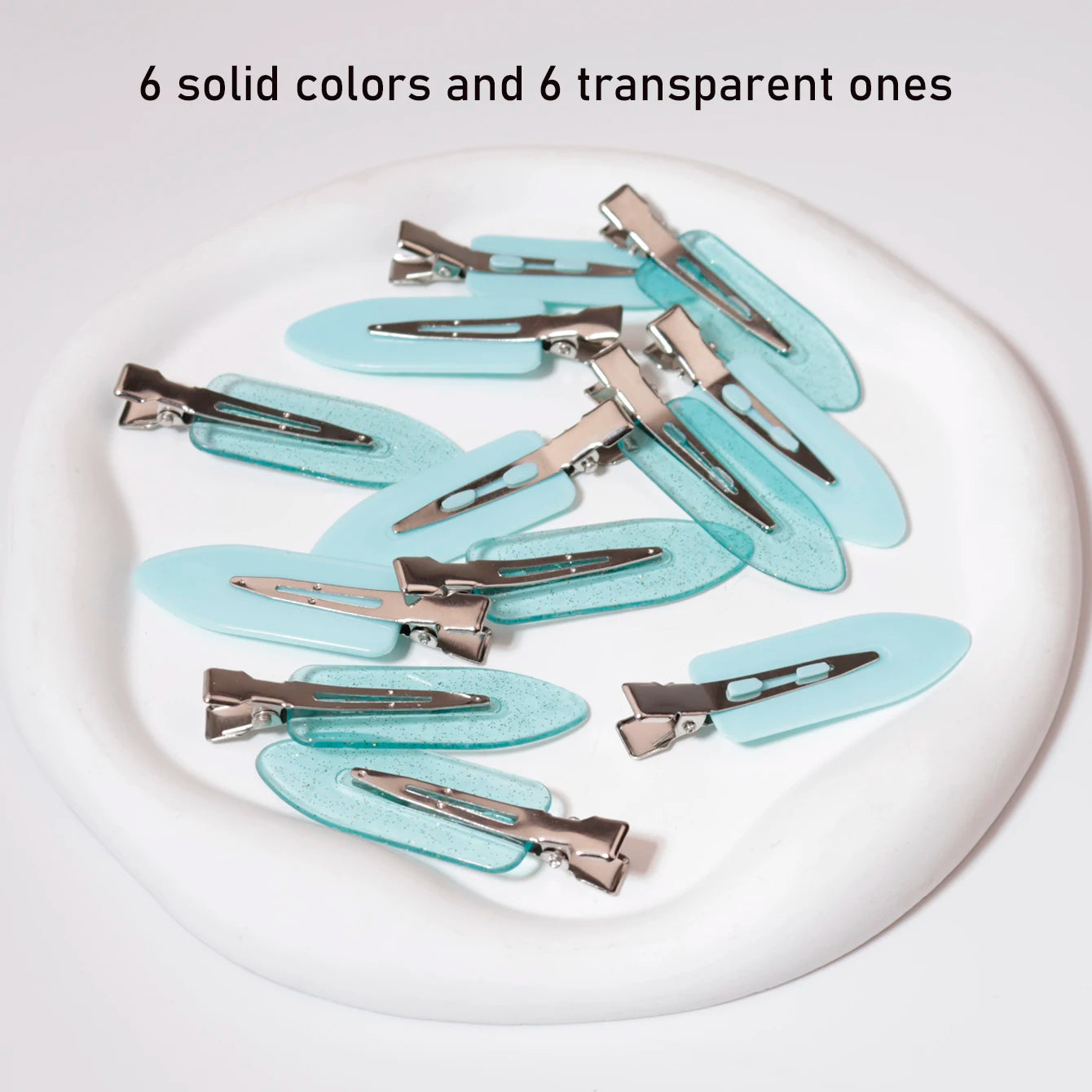 12pcs seamless bangs clip, compact and portable anti slip hair clip suitable for hair salons,Special for real hair wigs