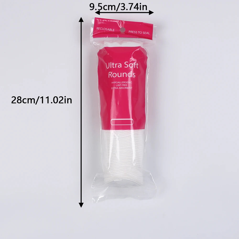 100/200/300/500Pcs/Pack Cotton Rounds Cosmetic Cotton Pads Round Ultra Soft for Makeup Removal Skin Care Facial Cleaning