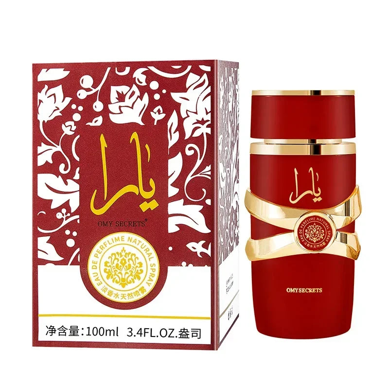 100ML Luxury Arab Dubai Vanilla Perfume,Unisex Eau De Parfum Spray,Floral Fruity Women Fragrance,Spicy Oriental Gourmand Scent