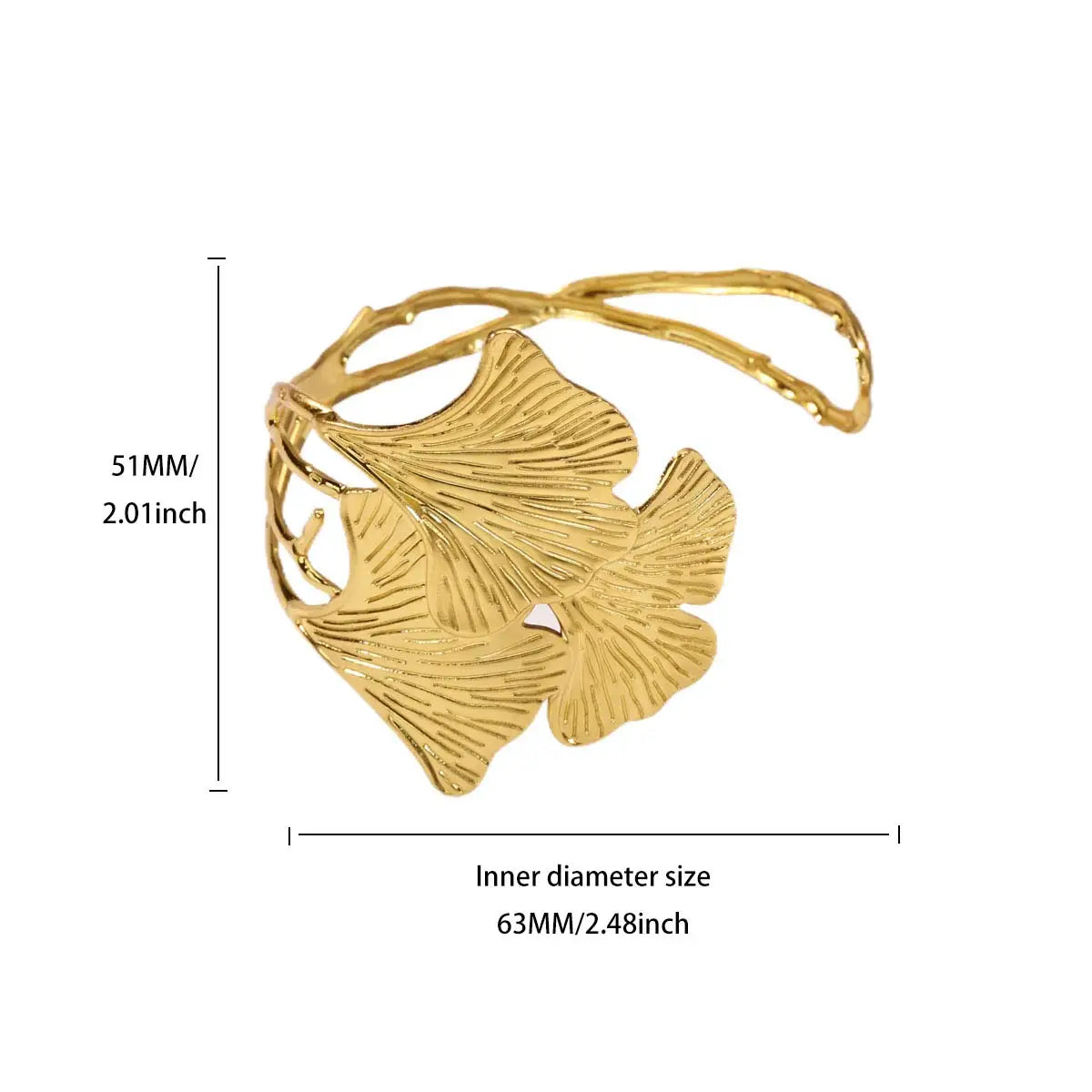 Classic Texture Geometric Open Bangle Bracelet For Women Stainless Steel Gold Color Exquisite Cuff Bracelet 2025 Hand Jewelry