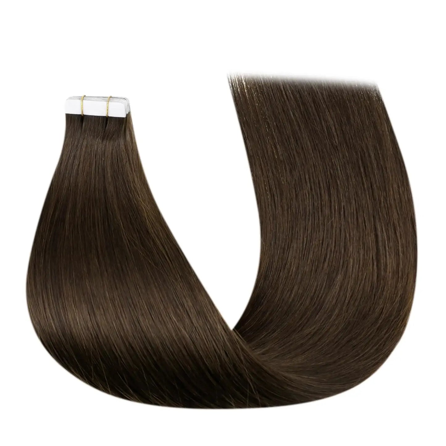 Laavoo Remy Tape in Hair Extensions 100% Real Human Hair Straight Natural 12-24inch 20pcs&40pcs Double Sided PU Skin Weft Hair