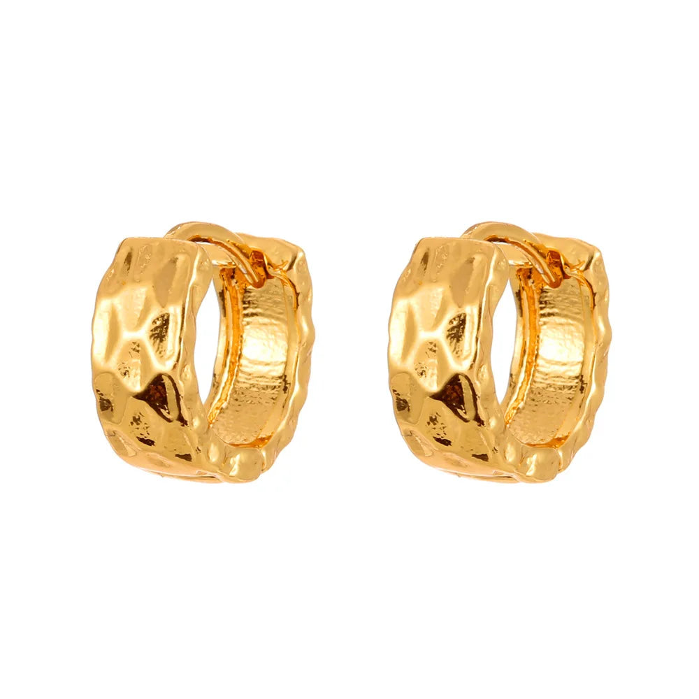 PONYKISS 925 Sterling Silver 18K Gold Round Stud Earrings for Women Minimalist Classic Fine Jewelry Geometric Accessories