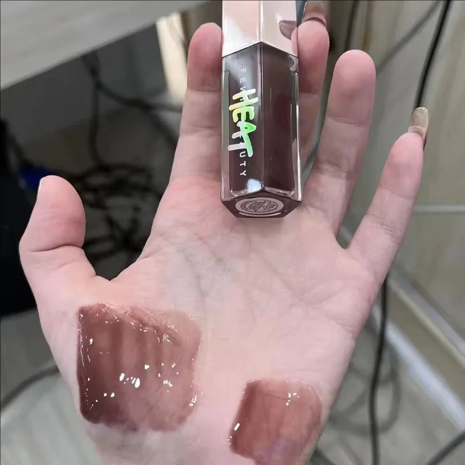 Christmas Best Seller Fenty Beauty Lip Glaze 15-color High Gloss Diamond Shimmering Glass Lip Gloss Sexy Nourishing Women Makeup