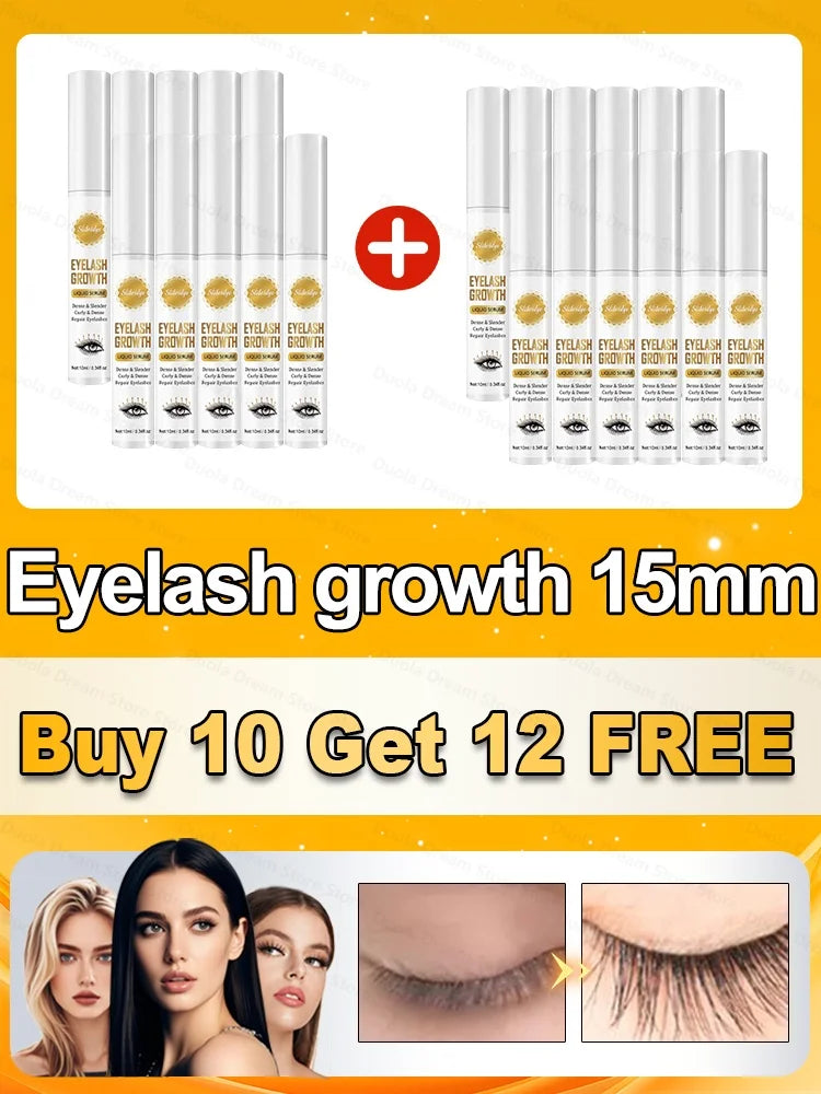 3Days 15mm Natural Fast Eyelash Growth Serum Women Lash Lift Kit Lengthening Thicken Eyebrow Growth Serum Beauty Makeup Products