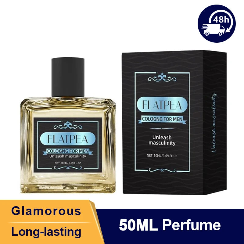 50ml Perfume For Men Charming Pheromone Cologne Long-Lasting Natural Fresh Alluring Alcohol-Free Woody Fragrance عطر