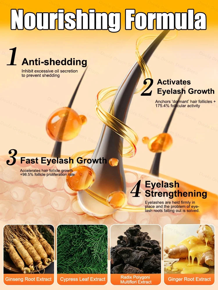 3Days 15mm Natural Fast Eyelash Growth Serum Women Lash Lift Kit Lengthening Thicken Eyebrow Growth Serum Beauty Makeup Products