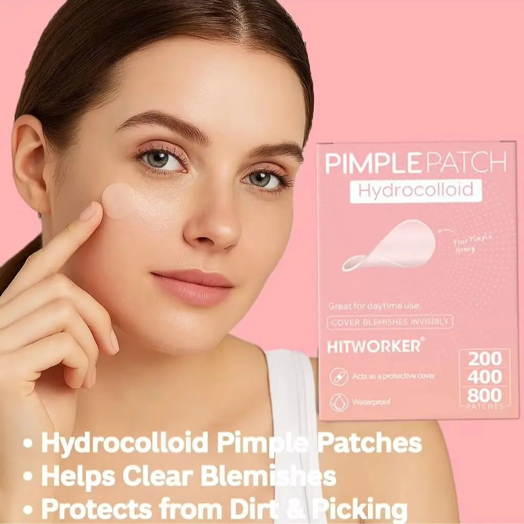 800/400/200pcs Colloidal Acne Patch - Alcohol free, odorless, effectively covers acne patches, suitable for all skin types