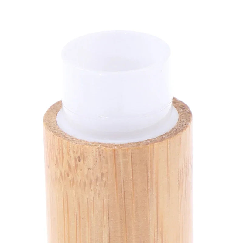 화장품 5g Bamboo Empty Lip Gross Container Lipstick Tube DIY Container Tubes Natural Bamboo Makeup Products Beauty Lip Tint