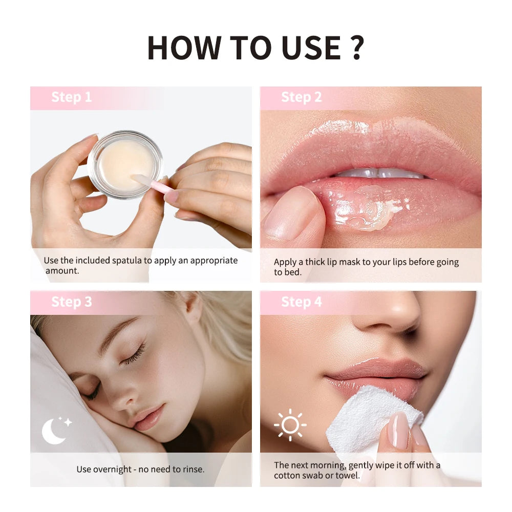Lakerain Nourish Lip Treatment Balm Hydrate Visibly Plump Lips Exfoliating Clean Moisturizer Makeup Beauty Health Care Products