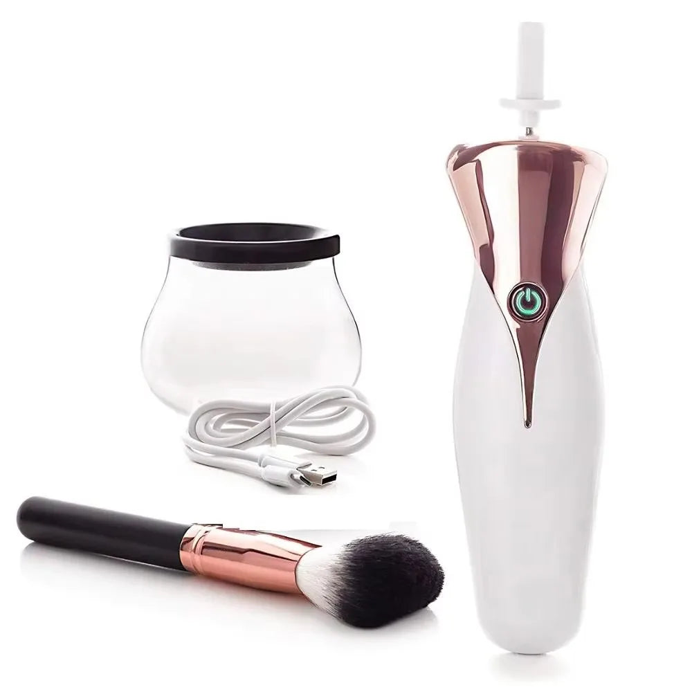 Beauty USB Charging Electric Cosmetic Brush Rotator Cleaner