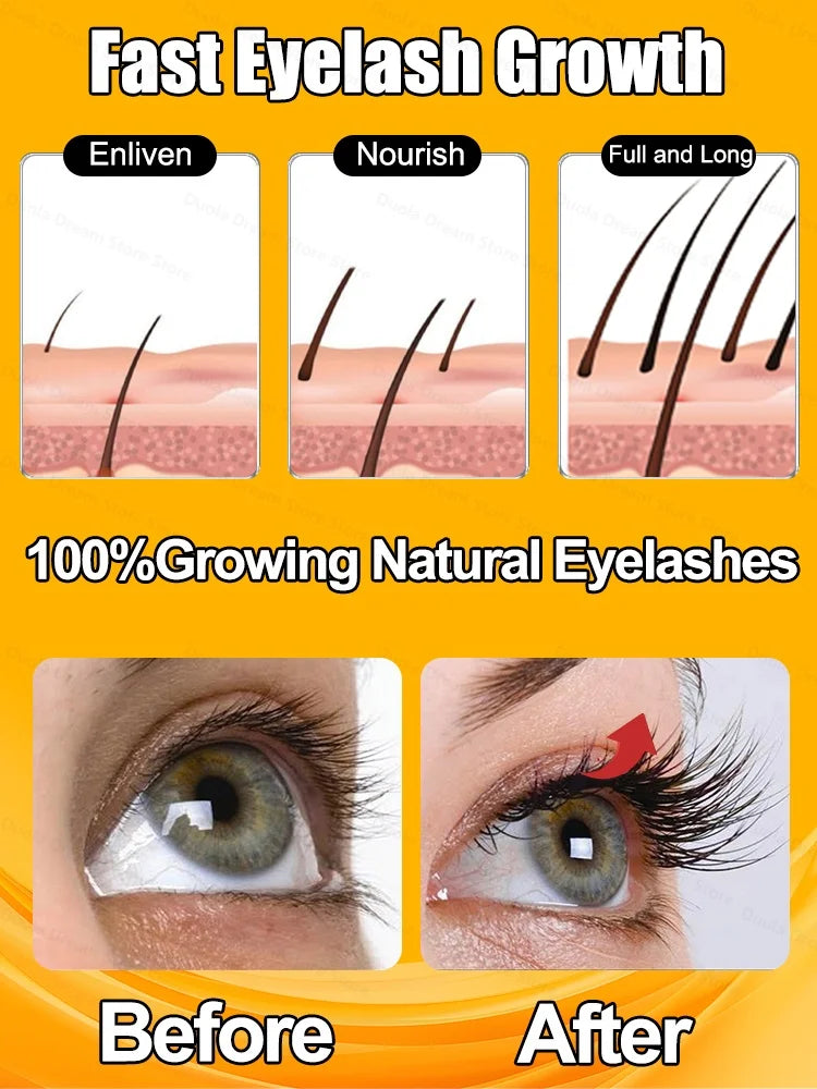 3Days 15mm Natural Fast Eyelash Growth Serum Women Lash Lift Kit Lengthening Thicken Eyebrow Growth Serum Beauty Makeup Products