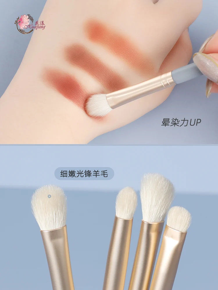 10 Makeup Brush Set Brushes Soft Loose Powder Brushes Eyeshadow Brushes Animal Hair Soft Hair Tools