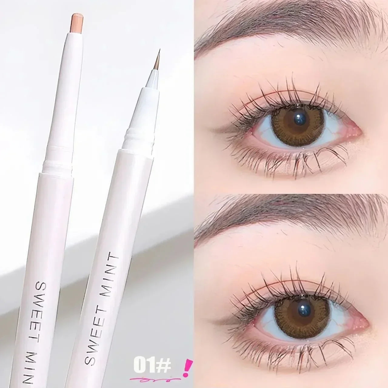 Matte Brightening Lying Silkworm Shadow Pen Double-end Ultra-fine Quick Dry Highlighter Pen Eye Makeup Lasting Beauty Eye Makeup