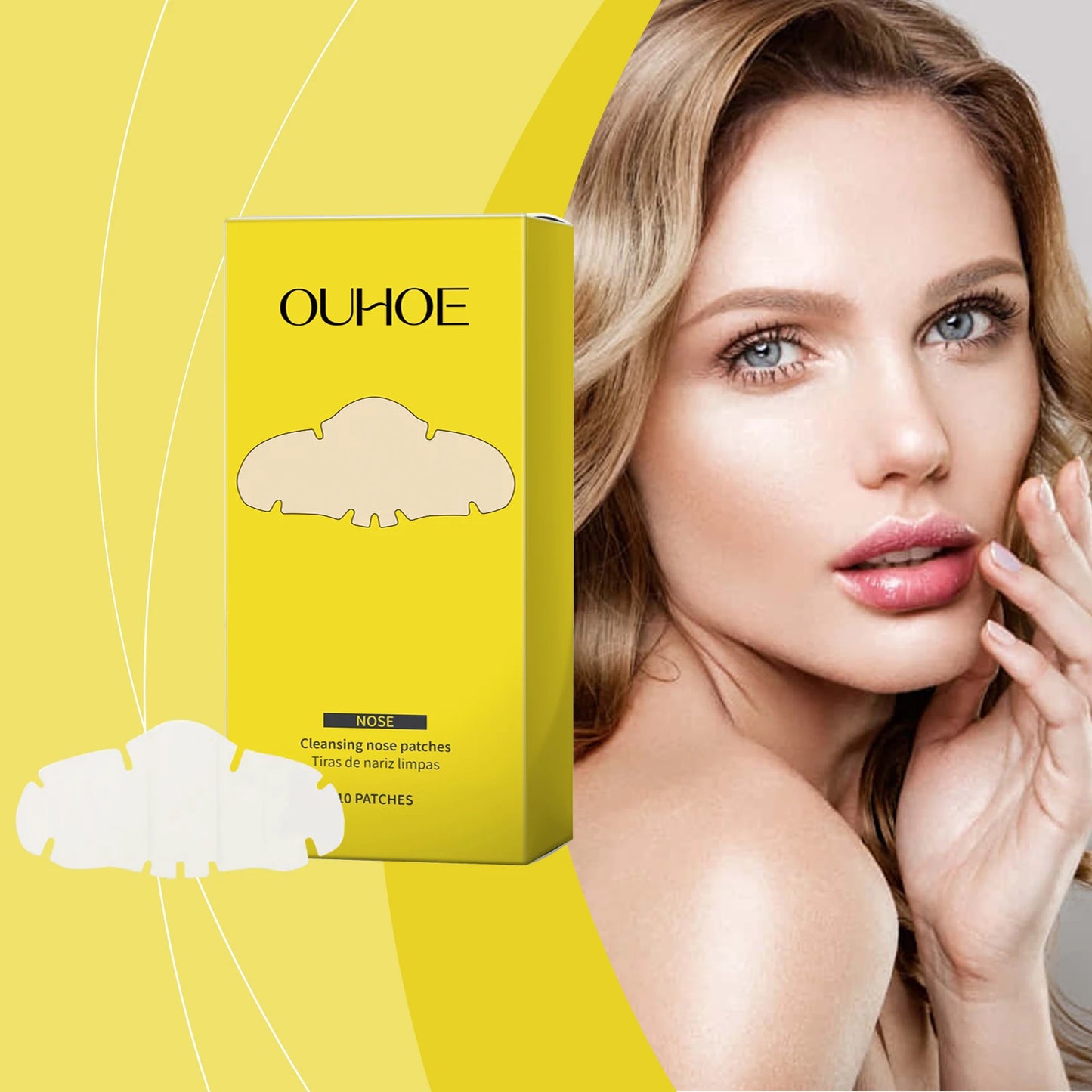 Cleansing Nose Patches, Gentle Cleansing of Pores, Acne, And Non Tight Nose Care Patches, Suitable for All Skin Types