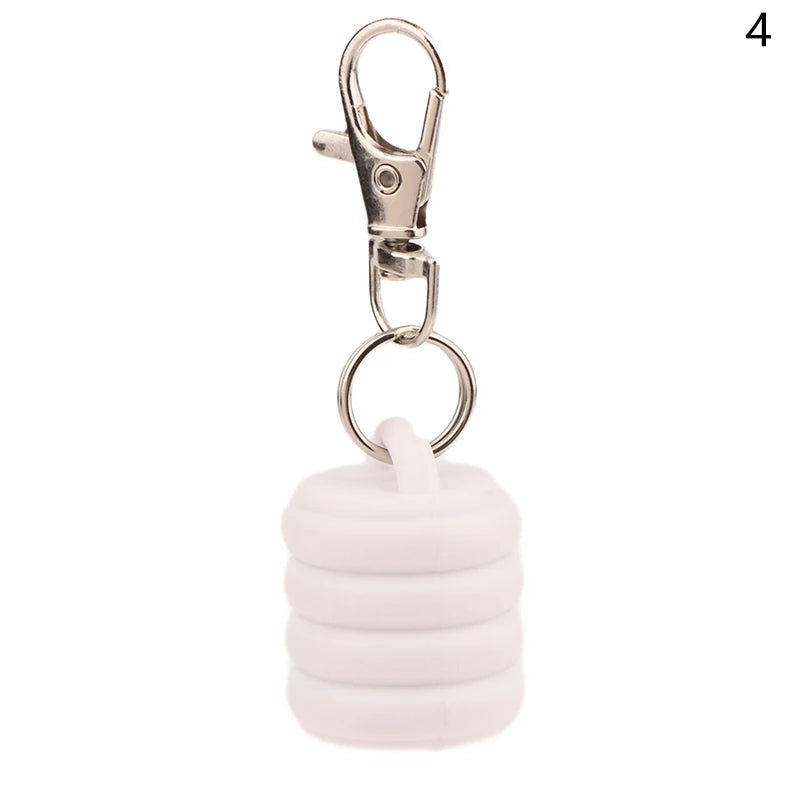 1/3 Pcs Silicone Lip Gloss Keychain Caps For Women Travel Convenient Beauty Product Accessories Travel Makeup Tool Accessory
