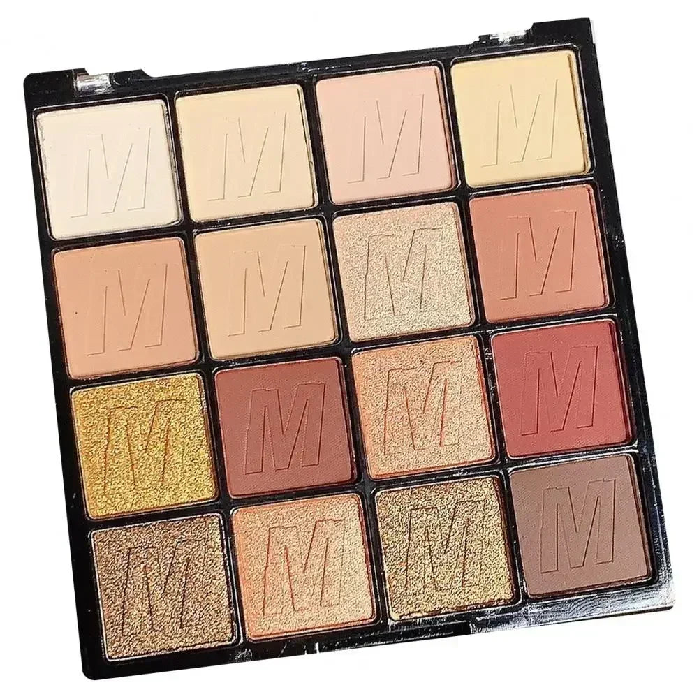 Pearlescent Eyeshadow Palette Matte Shimmer Eye Shadow Delicate Easy To Clear Lasting 16 Colors Women Beauty Eye Makeup Cosmetic