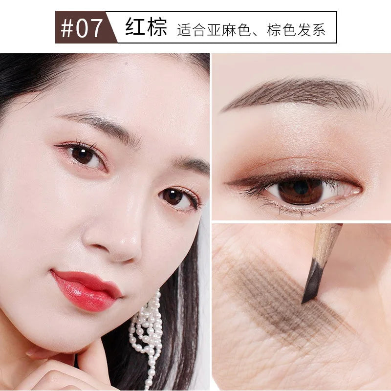 Wood Eyebrow Pencil Chinese Makeup Waterproof Women's Beauty Products China Eyebrow Styling Water Resistant Sweat