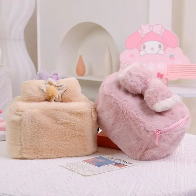 New Cute Cartoon Makeup Bag with Large Capacity for Travel Portable Makeup Storage Handbag High Beauty Gift Holiday gifts Bag