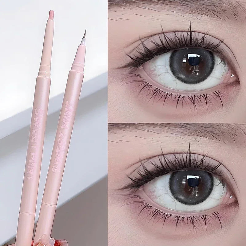Matte Brightening Lying Silkworm Shadow Pen Double-end Ultra-fine Quick Dry Highlighter Pen Eye Makeup Lasting Beauty Eye Makeup