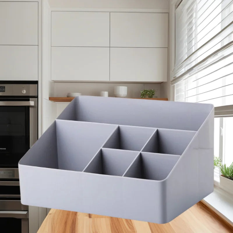Multifunctional Makeup Organizer Desktop Storage Box Cosmetic Case Beauty Product Display Tray Space Saver