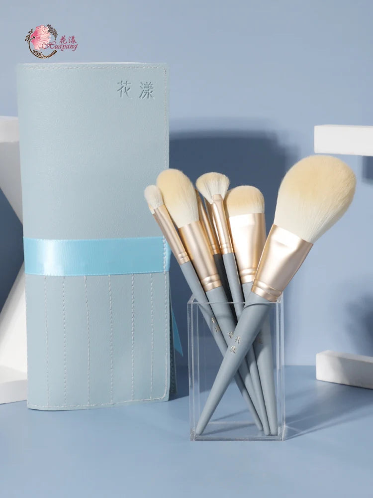 10 Makeup Brush Set Brushes Soft Loose Powder Brushes Eyeshadow Brushes Animal Hair Soft Hair Tools