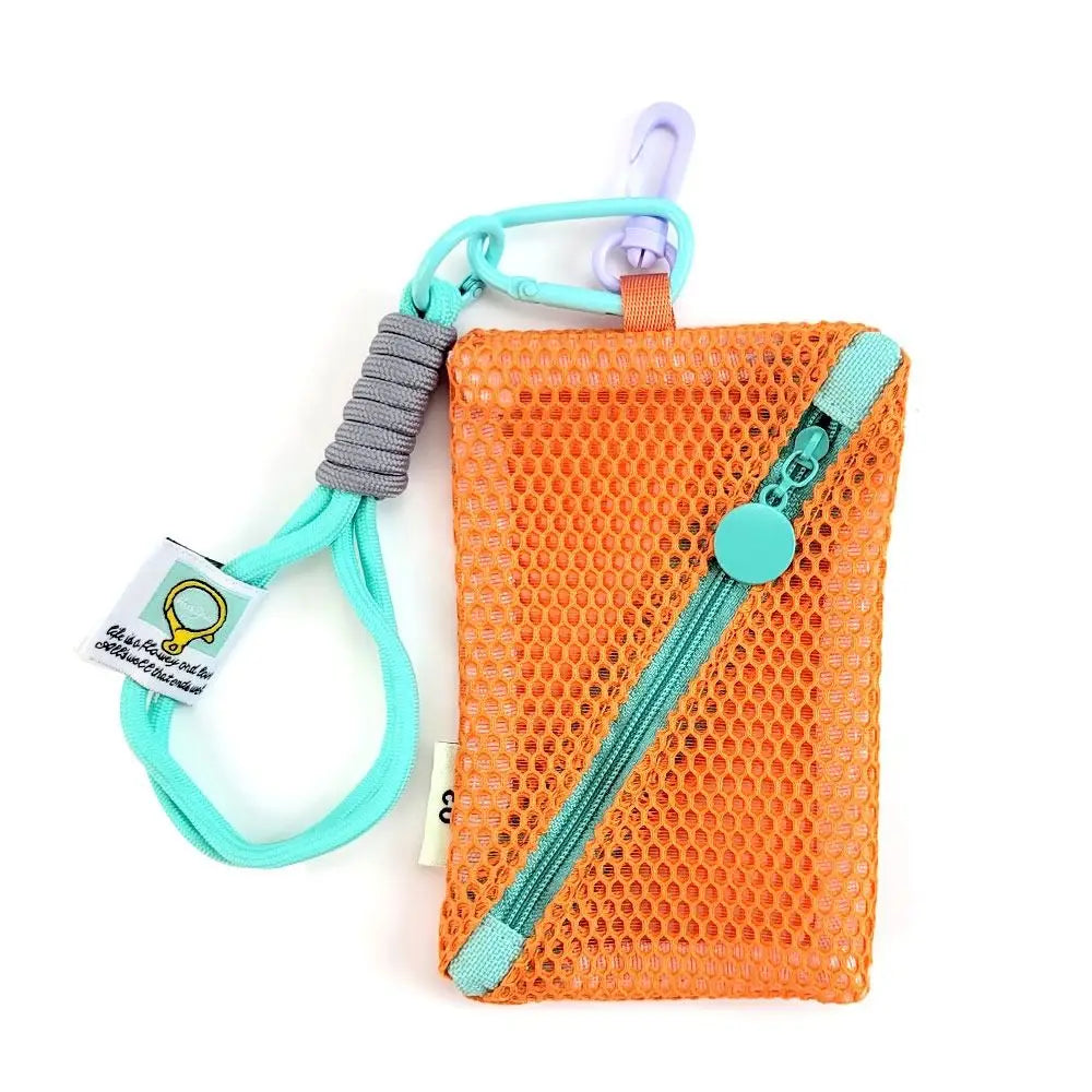 Durable Dopamine Color Storage Bag Candy Color Large Capacity Mesh Cosmetic Bag Toiletry Travel Storage Pouch