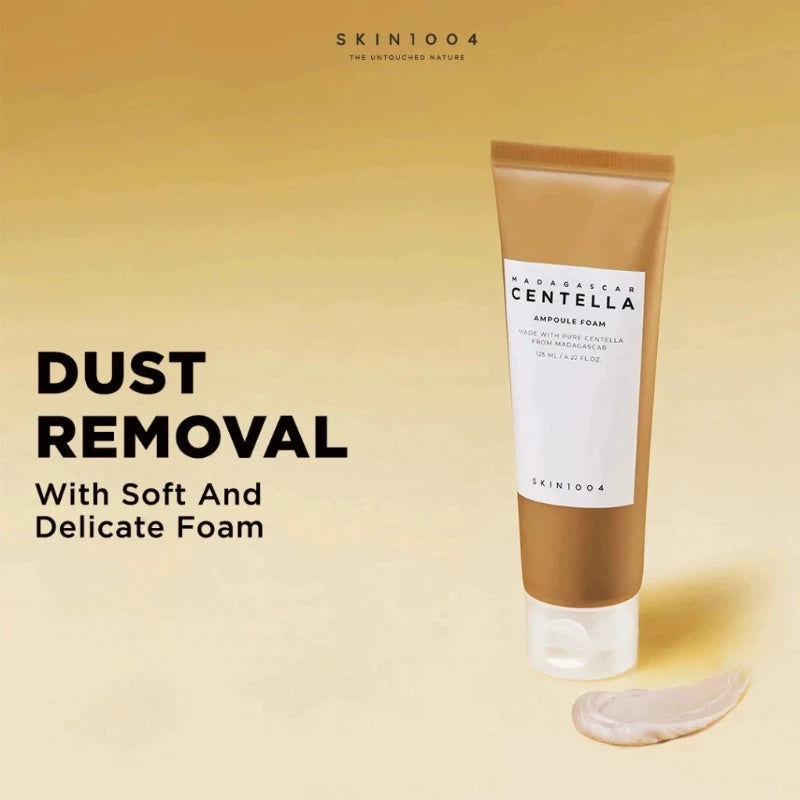 Korean Skincare Sets Centella Ampoule Foam Moisturizing Makeup Remover Cleaning Oil and Facial Cream Beauty Products 3pcs Sets