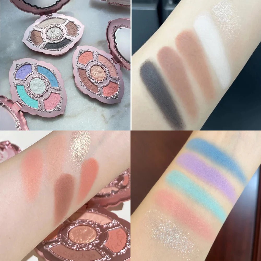 Flower Knows Full Face Makeup Palette Set - Blush Lip Lacquer Eyebrow - Long Lasting Waterproof Professional Beauty Products
