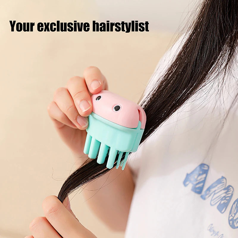 Cute Monster Hair Trimmer Comb Multi-Functional Split Ends Cutter Portable Haircutting Tools Home Beauty Hairstyling Supplies