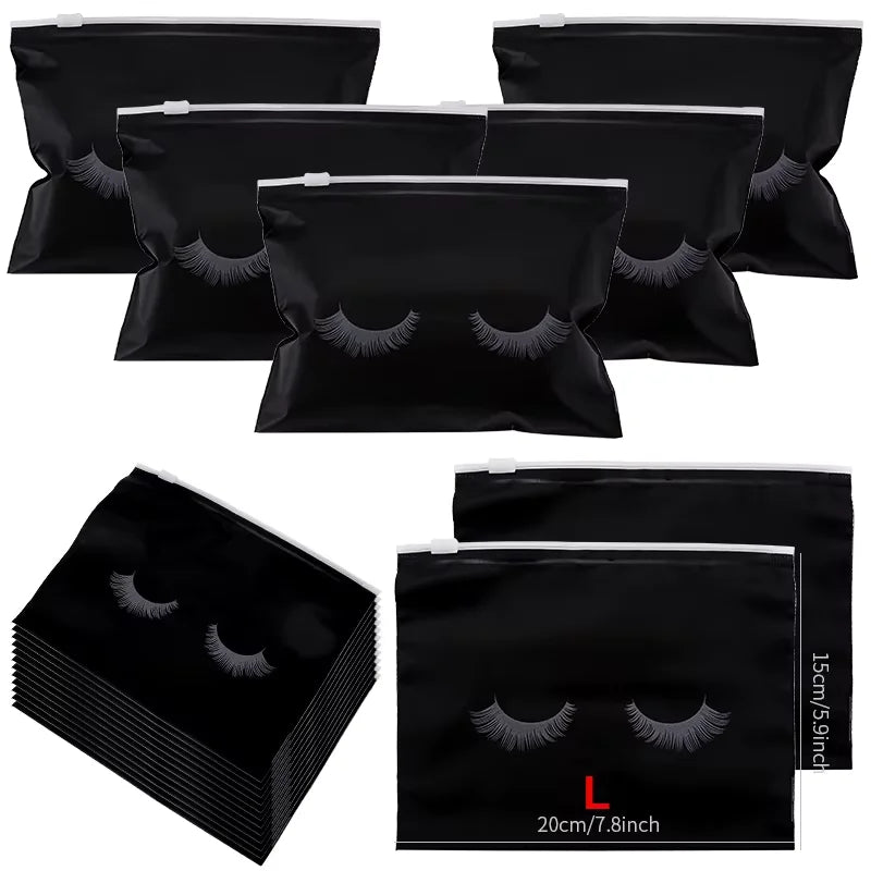 20Pcs Eyelashes Make Up Bag Reusable Aftercare Bags Toiletry Lipstick Travel Pouch Lash Extension Supplies Cosmetic Makeup Tools