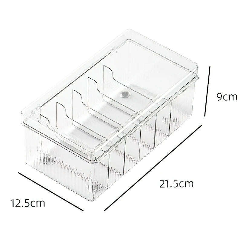 Transparent Eyelash Beauty Organizer Display Rack Makeup Cotton Swabs Storage Box for Grafting Lash Eyelash Extension Supplies