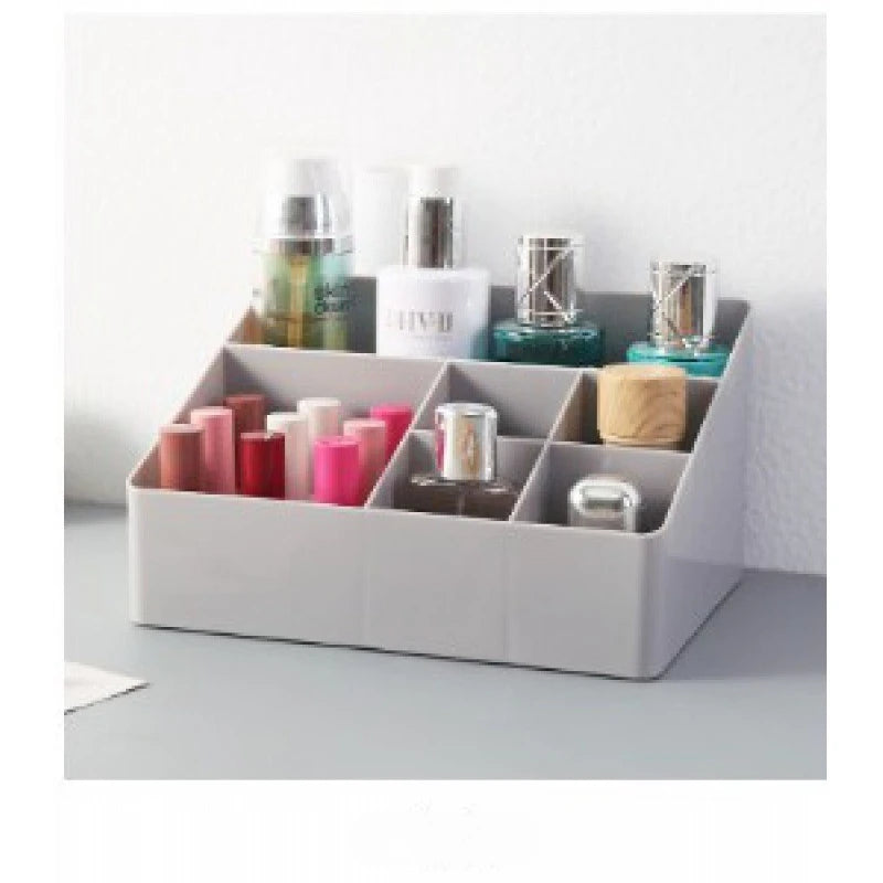 Multifunctional Makeup Organizer Desktop Storage Box Cosmetic Case Beauty Product Display Tray Space Saver
