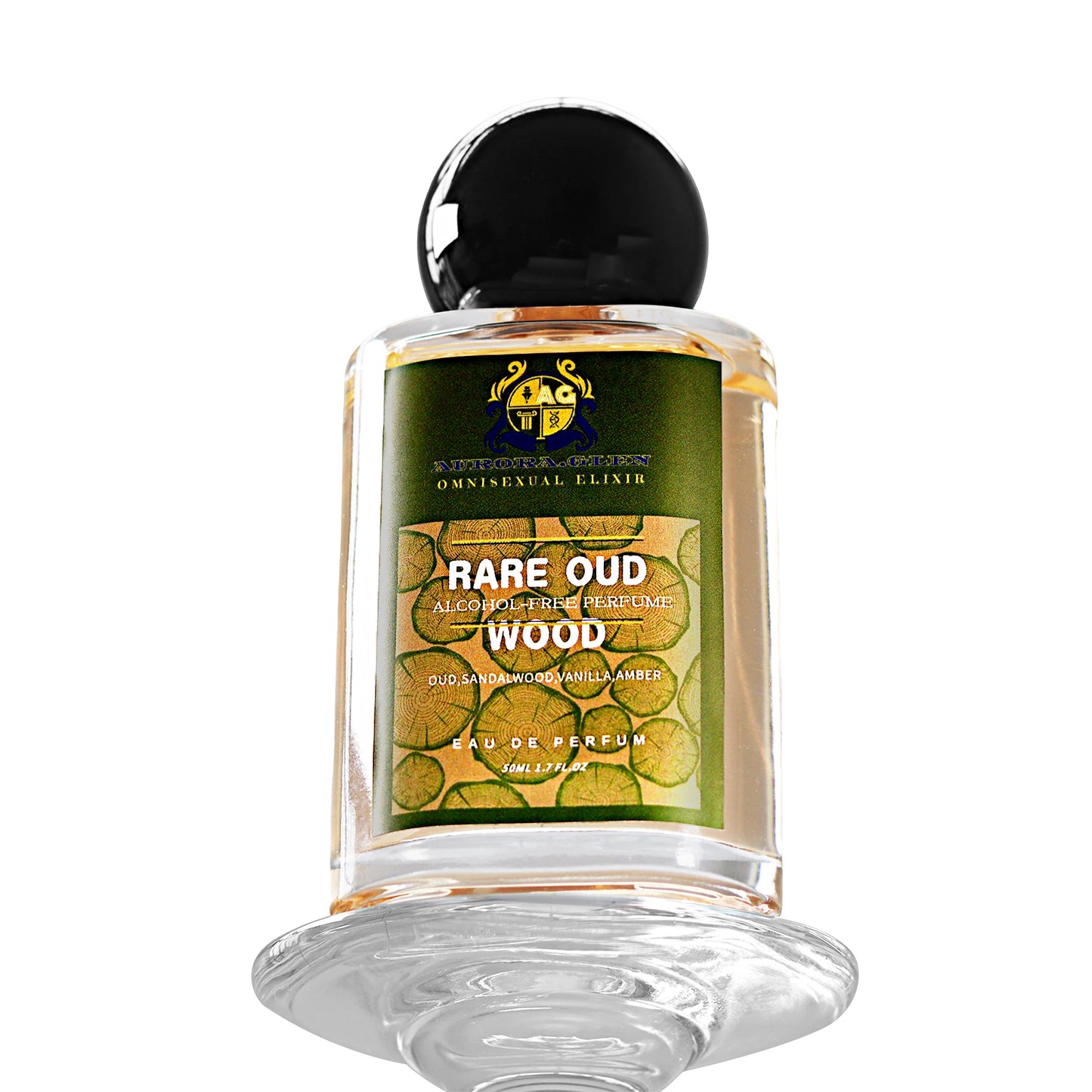 Alcohol Free Perfume Rare Oud Wood Unisex Woody Perfume Long Lasting Sandalwood Amber Vanilla-Luxury Fragrance for Men and Women
