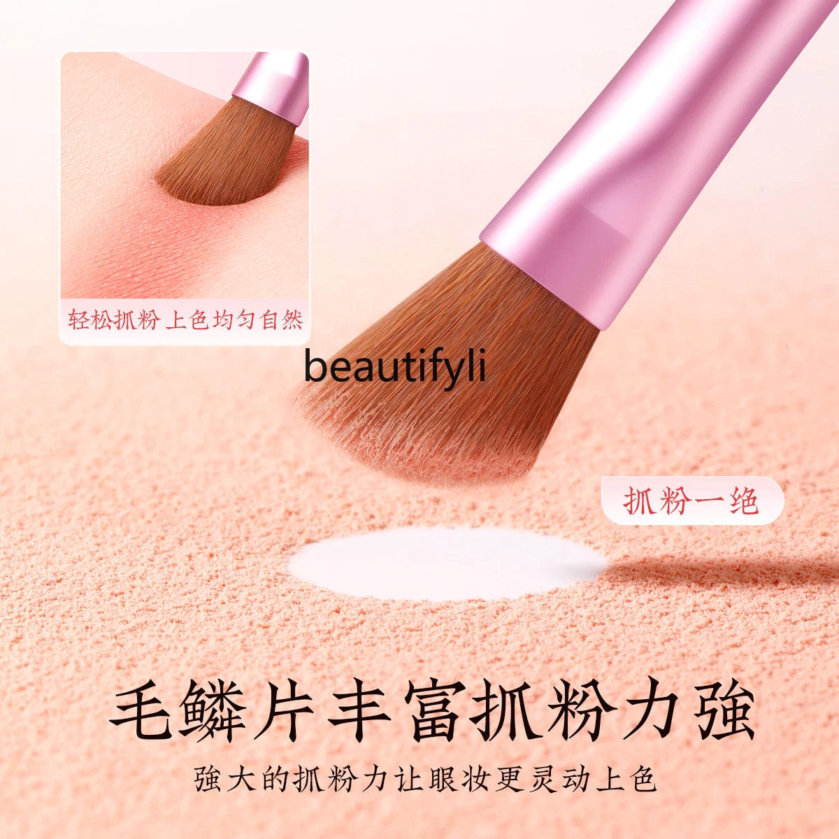 Eyeshadow Brush Set Animal Hair Blade Eyeliner Detail Concealer Brush Eye Makeup Brush Full Set