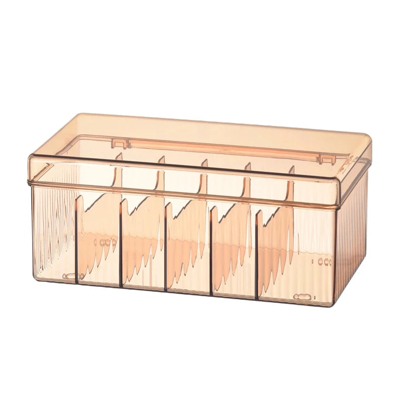 Transparent Eyelash Beauty Organizer Display Rack Makeup Cotton Swabs Storage Box for Grafting Lash Eyelash Extension Supplies