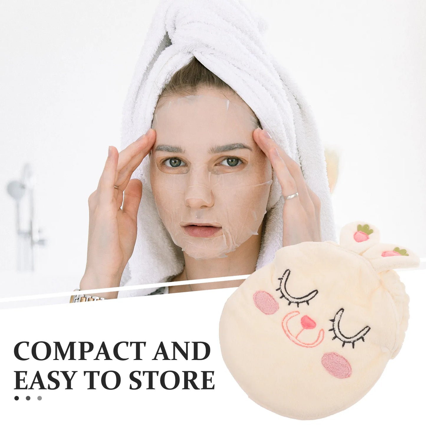 Hot For Women Face Steaming Skincare Tool Steam Spa Towel Mask Facial Beauty Supplies Nonslip Towel Mask For Facial Steaming