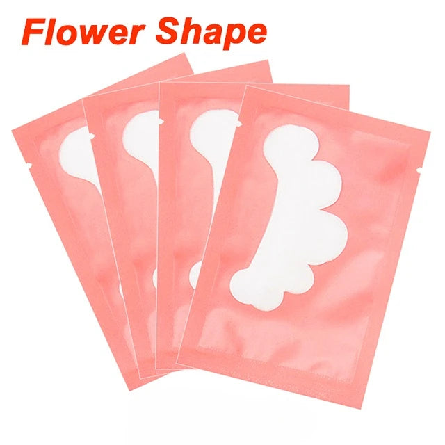 50 Pairs Hydrogel Patches for Eyelashes Lash Extension Supplies Under Eye Pads for Cilia Gel Grafted Beauty Tools
