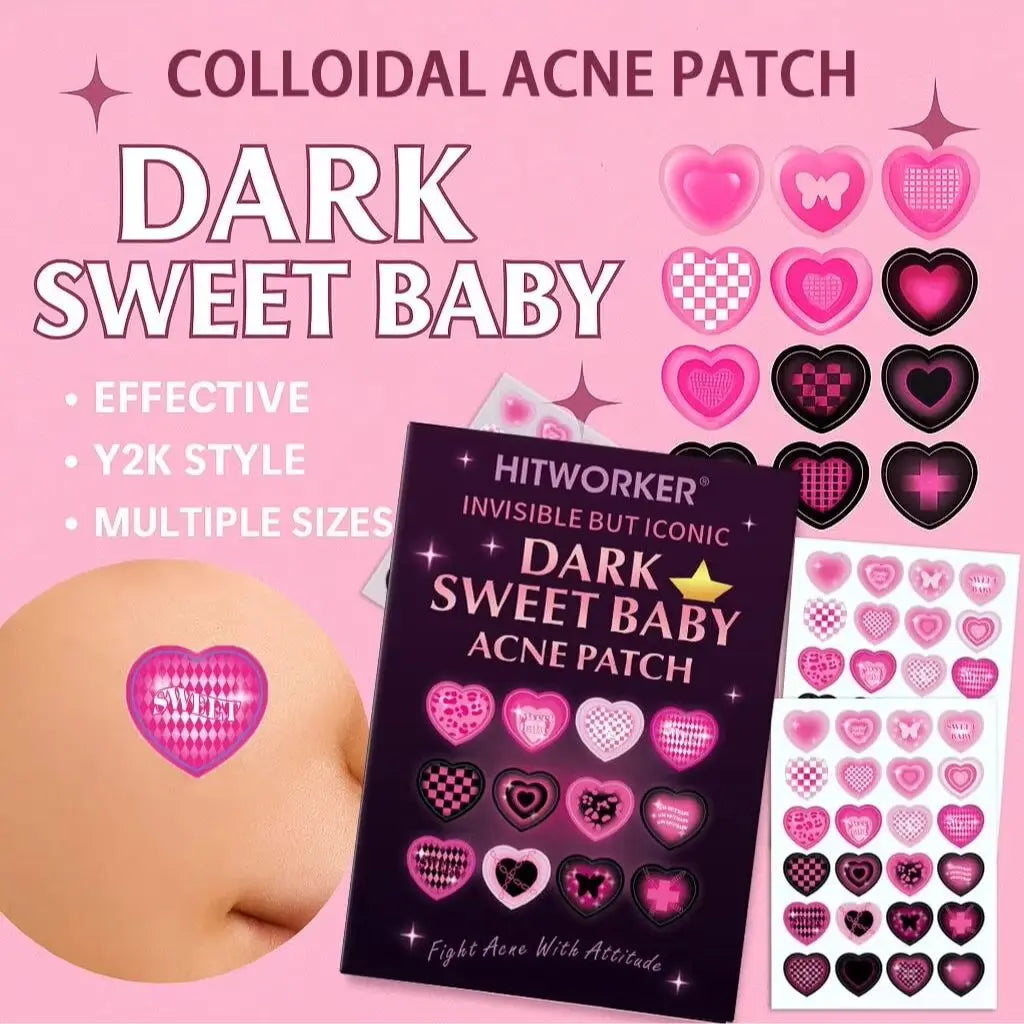 48/120 water-based acne patches, effectively covering acne and blemishes, suitable for music festival party performances