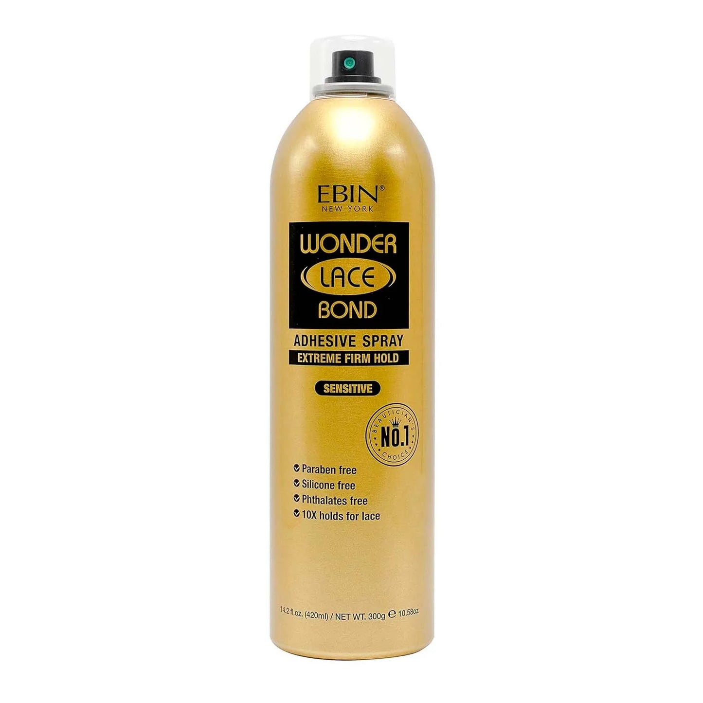 Ebin Wonder Lace Bond Spray - Extreme Firm Hold Wig Adhesive