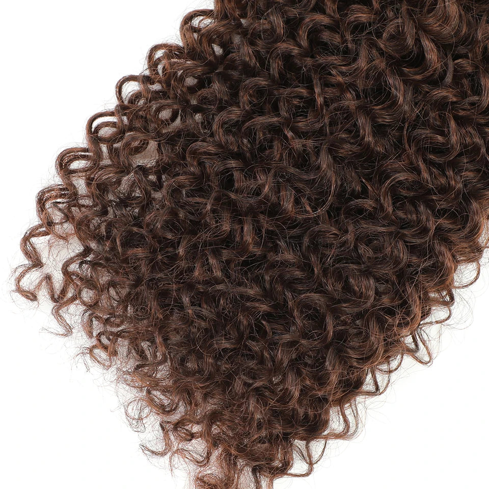 30 Inch Water Curly Ombre Blonde Extensions - 27/613 Curly Synthetic