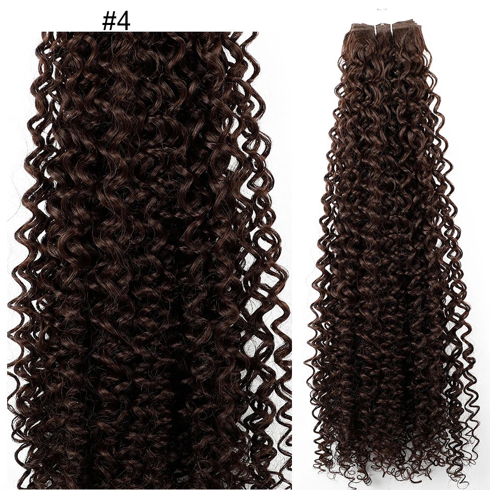 30 Inch Water Curly Ombre Blonde Extensions - 27/613 Curly Synthetic