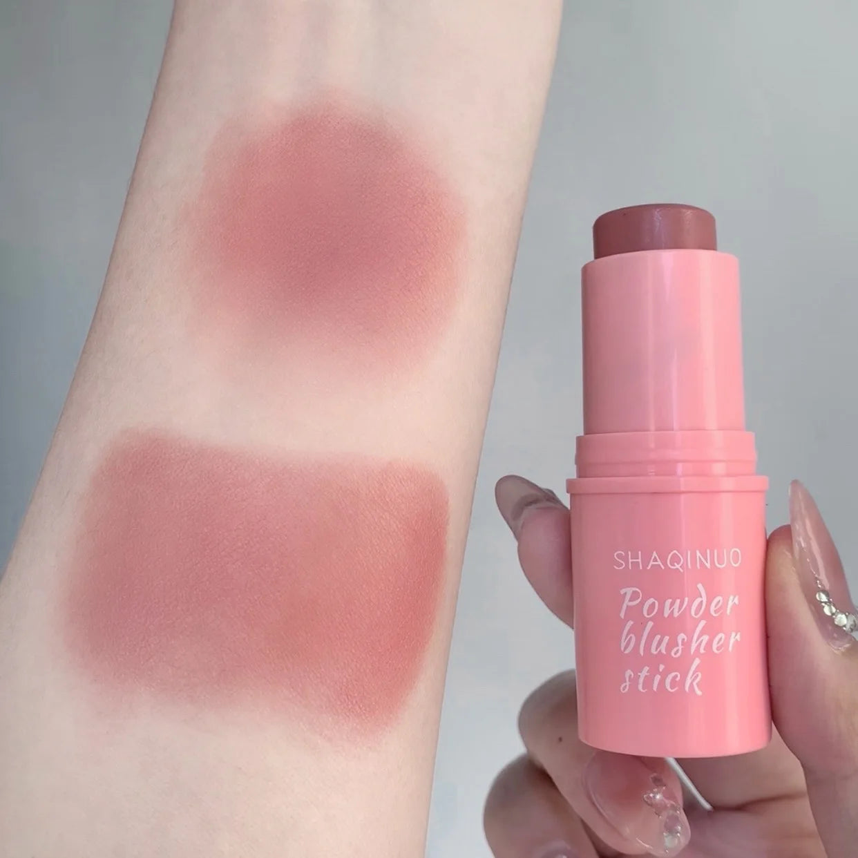 Blush Stick  Multifunctional, Matte Finish, Brightening Blush Cream for Natural Everyday Makeup - Perfect for Daily Face Makeup,